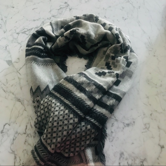 Wool Winter Shawl or Large Scarf - Picture 6 of 6